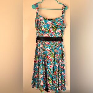 Hearts & Roses Flare Dress | Size 10